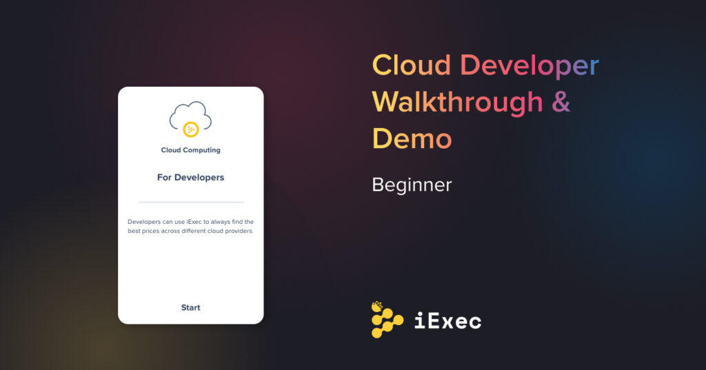 Cloud Developer Demo Walkthrough