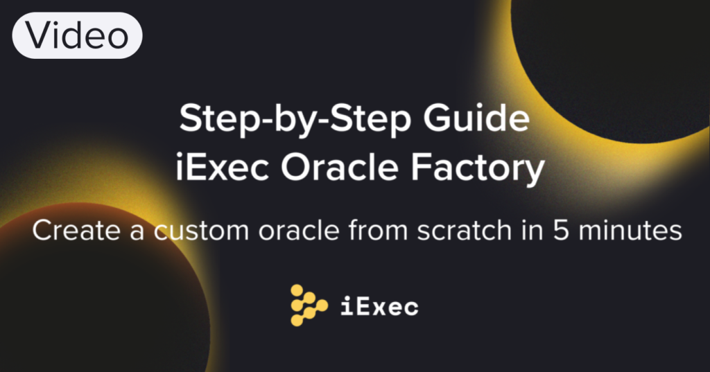 Tutorial: Create a Custom Oracle In Less Than 5 Mins Using The Oracle Factory